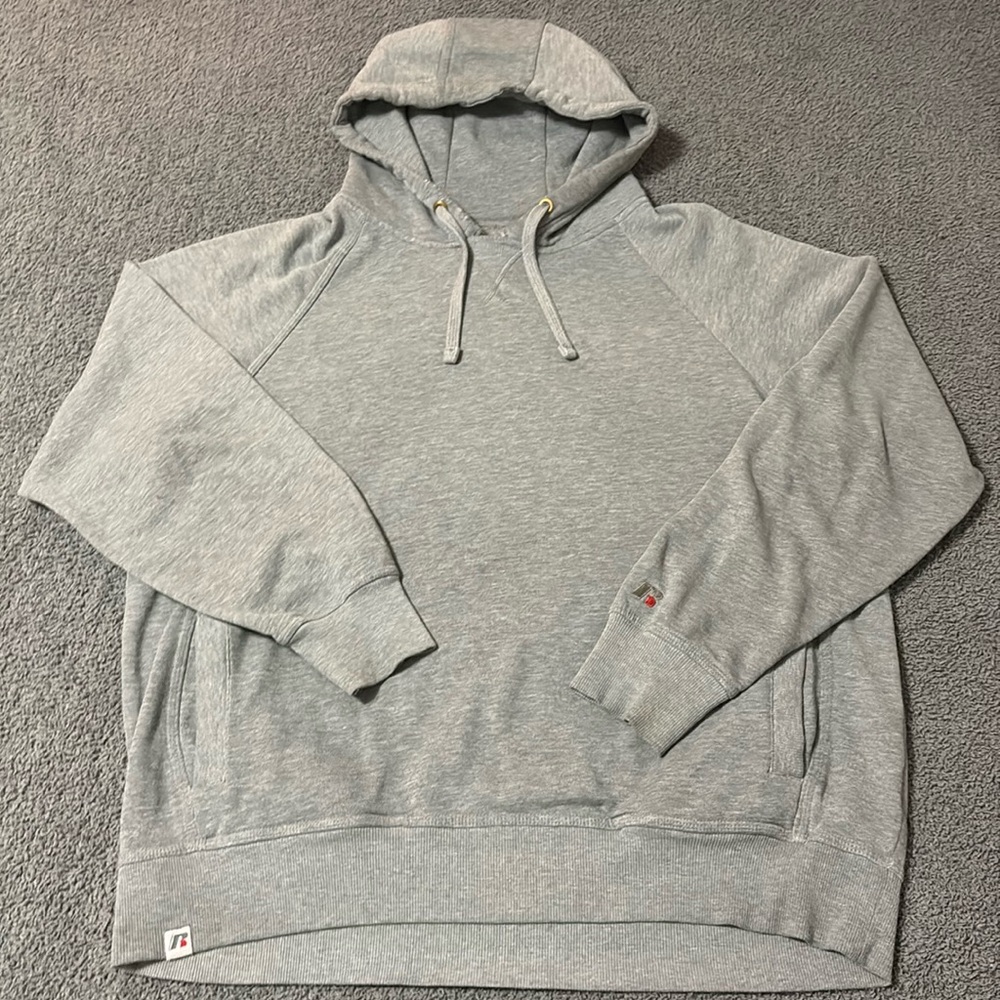 Vintage 90's Russell Blank Pullover Hoodie
